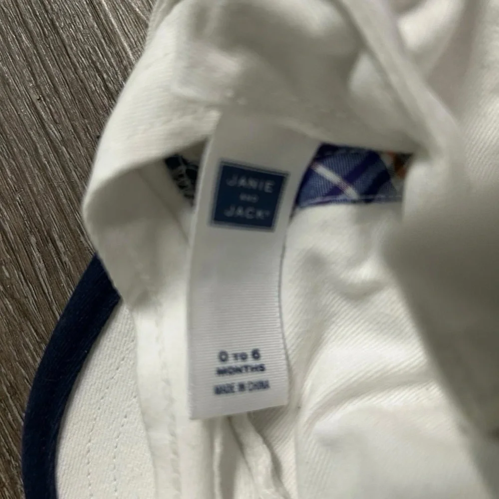 Janie & Jack Infant Baby Baseball Hat Size 0-6 Months - Picture 3 of 3